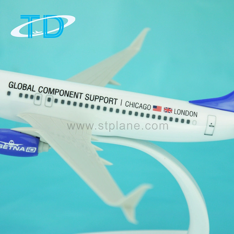 B737-800 19.7cm Plastic Model for Setnaio with Split Scimitar Winglet