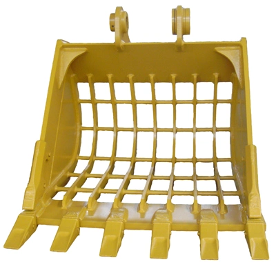 20t Excavation Machine Accessories Screening Bucket / Excavator Bucket Pin Sizes