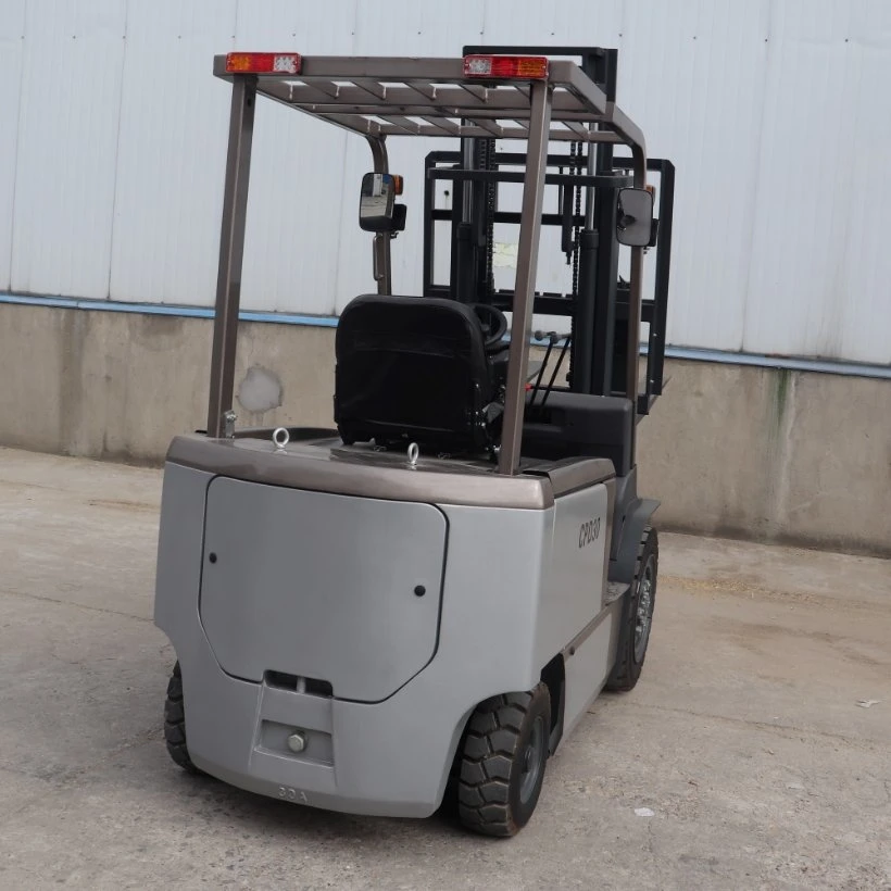 3ton 3000kg Lifting Height 1600mm 1.6m Material Handling Equipment Four Wheel Battery Electric Forklift Container Loading