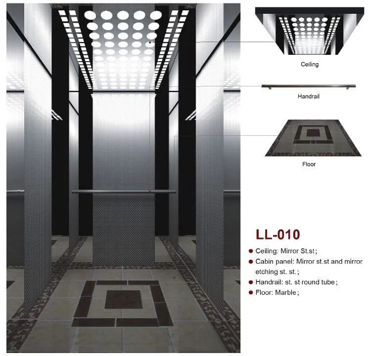 Syney Favorable Price 1000kg 1.75m/S Home Passenger Elevator for Clubhouse