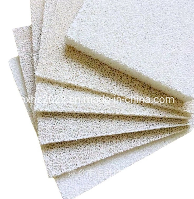 Cheaper Price Sales Alumina Foam Filter Ceramic Sheet 300*300*25mm