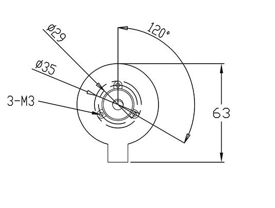 Precio de fábrica Motor DC sin escobillas BLDC Motor 50mn. M 1350rpm