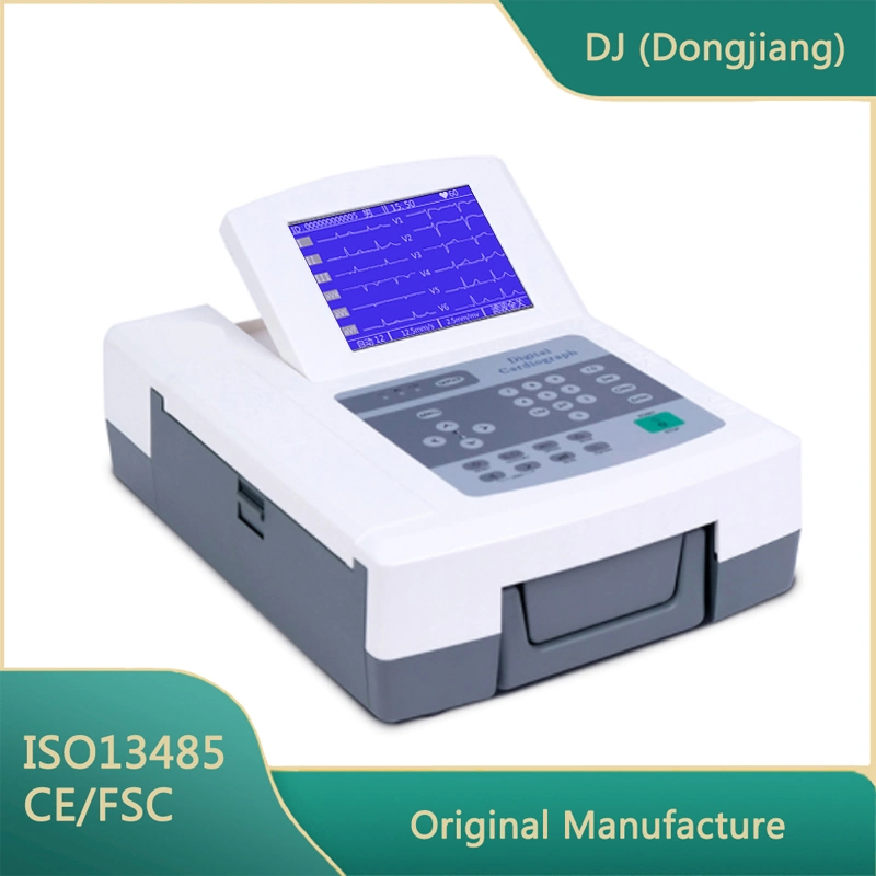 Máquina de ECG de alta calidad profesional electrocardiograma ECG de 12 canales Máquina MÁQUINA DE ELECTROCARDIOGRAMA