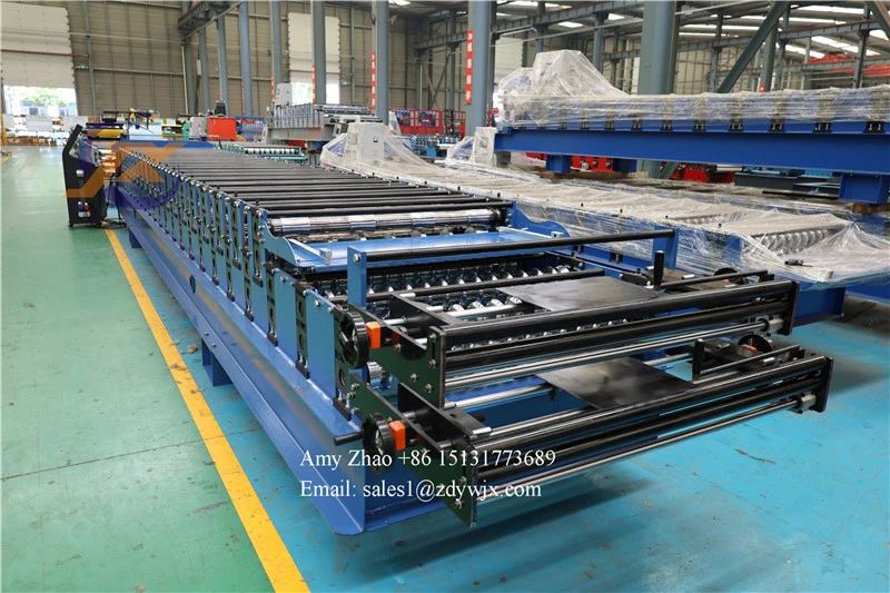 2 in 1 Double Decker Trapezoidal Corrugated Steel Roof Panel Metal Roofing Machine