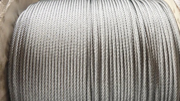 1770-2160MPa API ASTM DIN Electric Galvanized 6X37+FC 34mm Steel Wire Rope