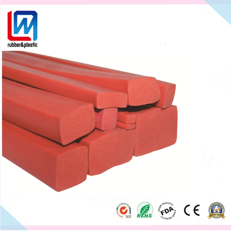 EPDM Sponge Foam Rubber Extrusion Profile Gasket Seal for Heavy Equipment