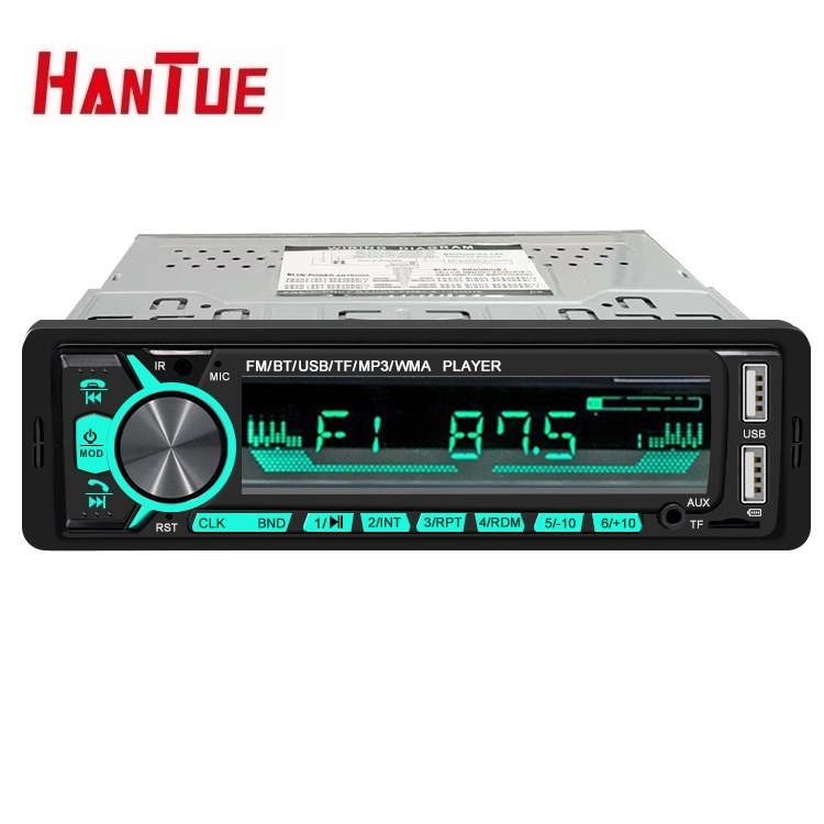 Leitor de MP3 de 3207 1DIN Rádio estéreo para automóvel MP3 Playe Bt Dois USB Car Monitor Display Leitor MP3