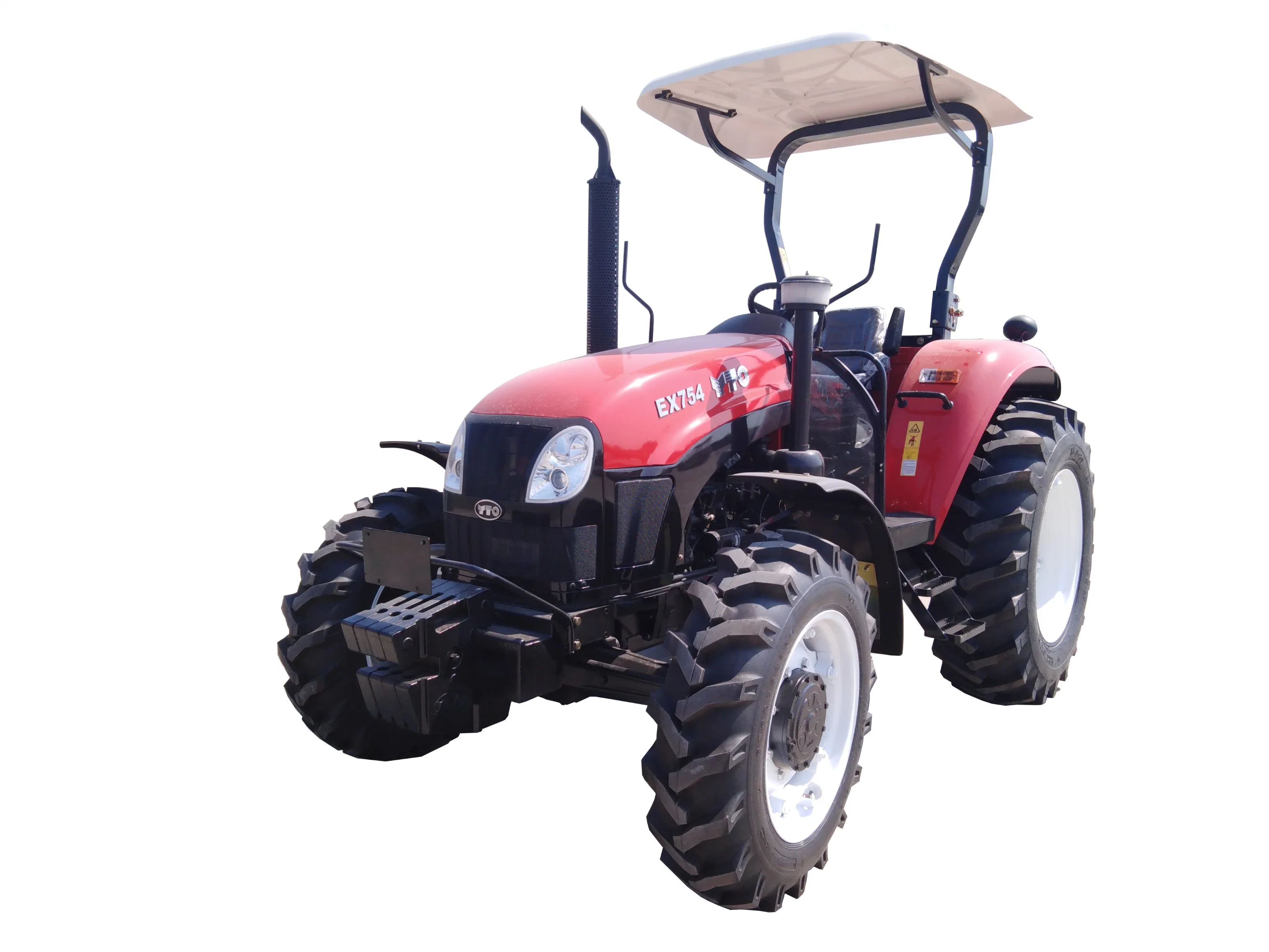 Agricultural Machinery: Yto 85HP Farm/Agricultural/Wheeled Tractor with Cabin (854 2000ED)