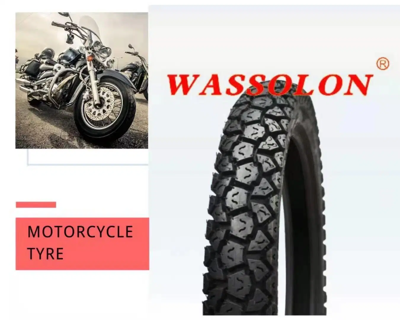 Usine de pneus nylon Type 6Raial pr/Tube 8pr Tubeless Roue en caoutchouc des pneus de moto pour moto