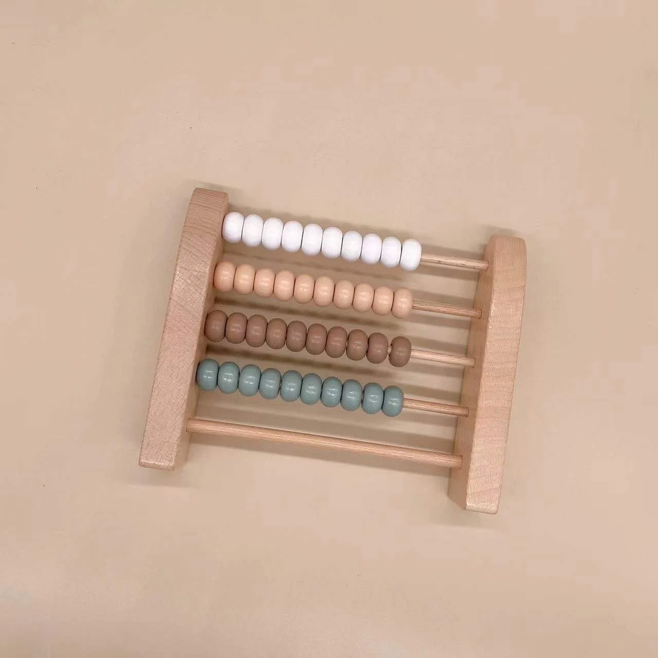 Wooden Bead Abacus Bead Counting Game Early Math Skill Developing