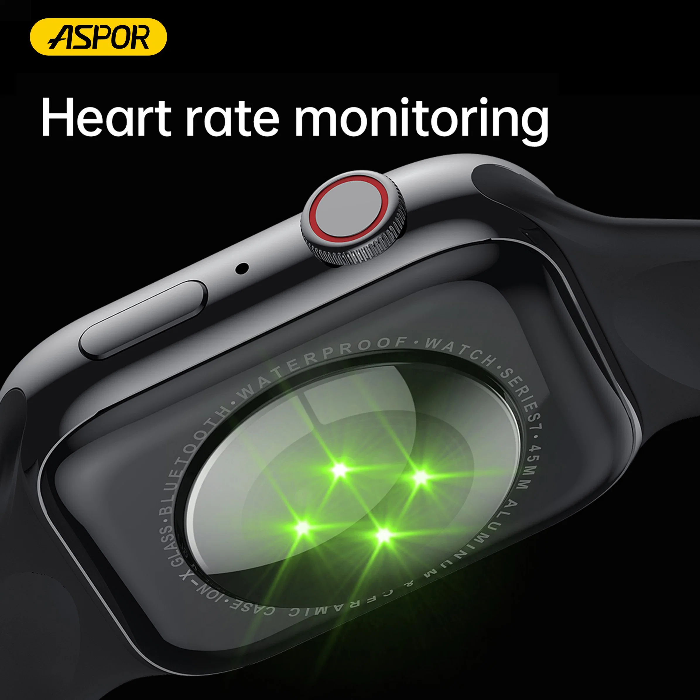 Don Watch Smartwatch impermeable con 1.91 pulgadas de pantalla completa, NFC, Bluetooth, llamar a la formación, la respiración, el sueño de monitor, el ajuste de brillo, de modo Multi-Sport