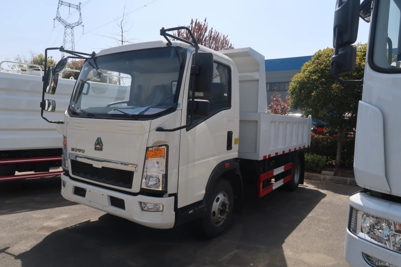 Good Quality Factory Selling HOWO 5tons 4tons Light Dump Truck