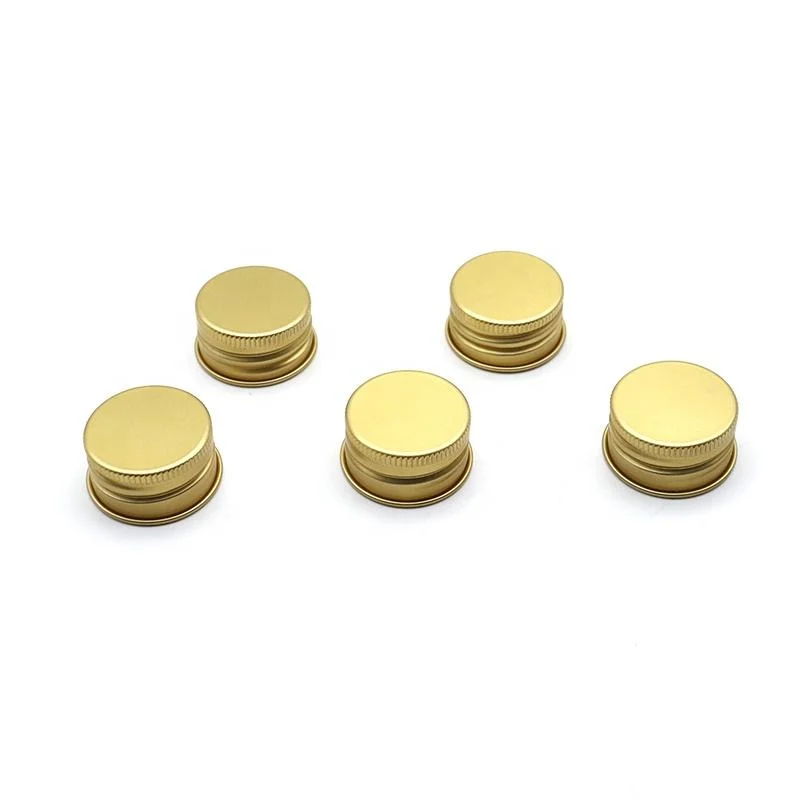 Gold Color Aluminum Cap Metal Lid 26mm