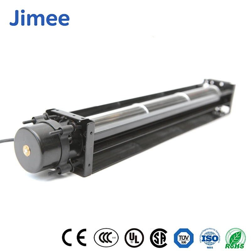 Jimee China Motor eléctrico del ventilador de plástico de gran tamaño de muestra gratuita de fabricación industrial de los sopladores de aire caliente Jm-500-150 500*200*220mm de tamaño para la ventilación del motor del ventilador de flujo