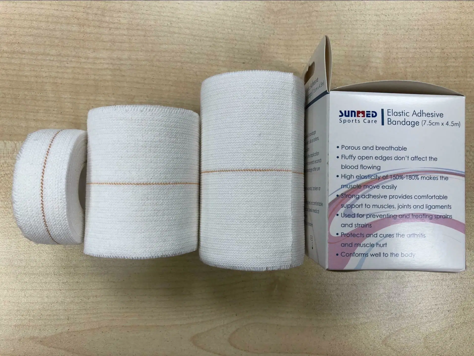 Easy Hand Tear Non Woven Cohesive Bandage