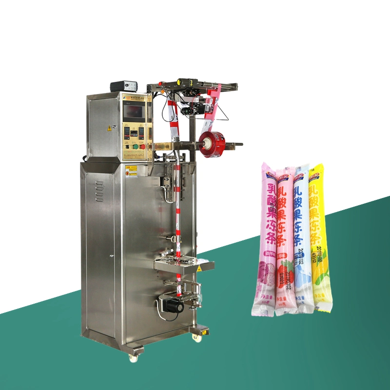 Automatische Eis Lolly Jelly Tube Saft Lolly Flüssige Getränke Wasser Milch Beutel Herstellung Verpackung Maschine Verpackung Maschine Unterstützung Anpassung