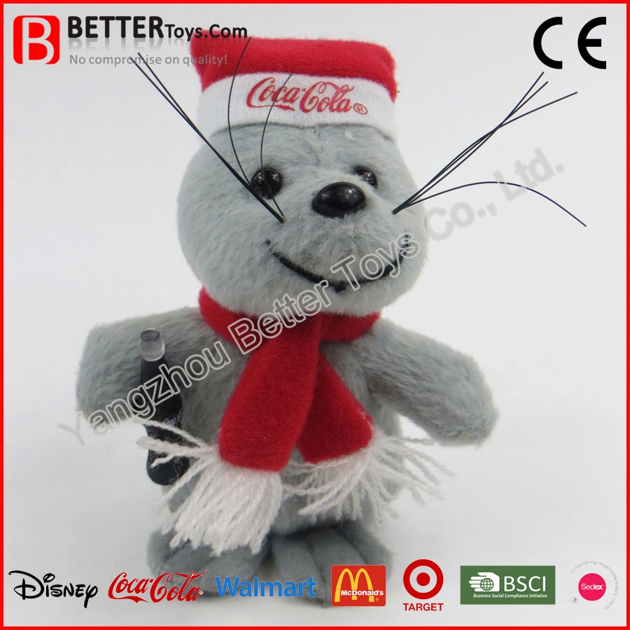 Custom Christmas Promotion Gift Plush Mouse Soft Rat Toy