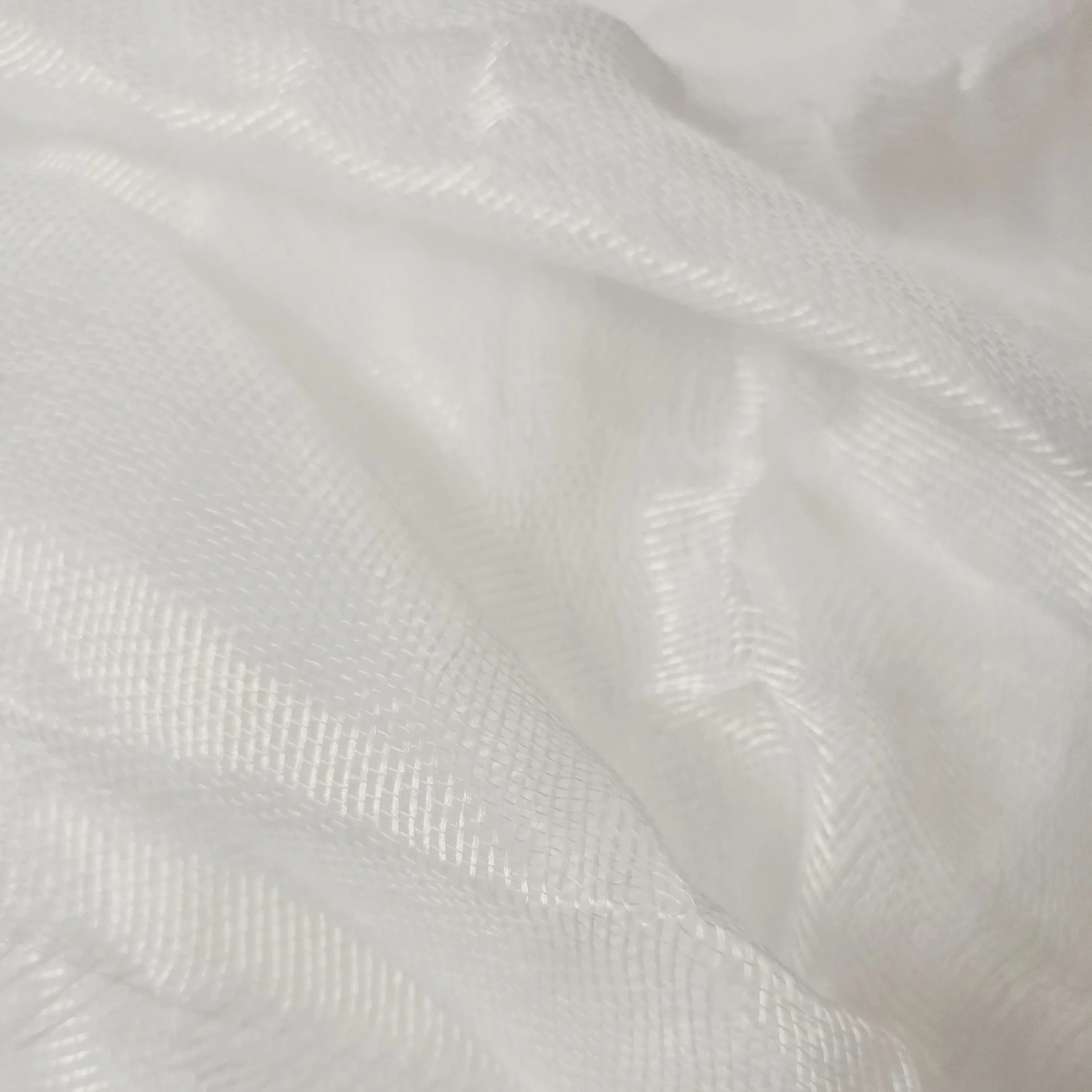 White Polyester Woven Cloth in Large Roll for PVC PP Laminates and Compound Materials