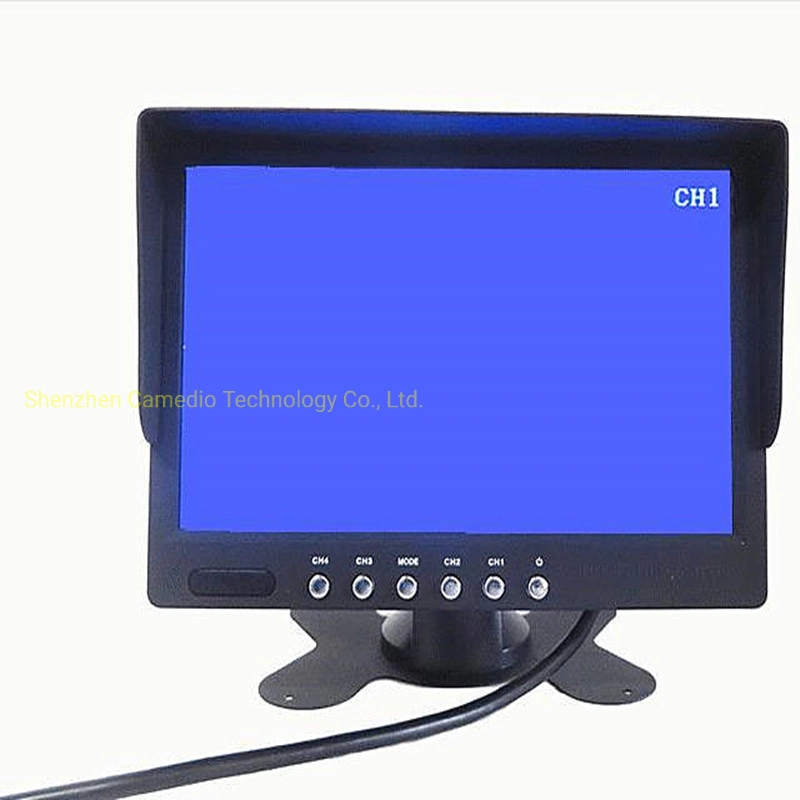 Moniteur LCD de voiture de 7 pouces de haute qualité, moniteur robuste pour camion, voiture à péage, remorque, camping-car, 800*480, 1024*600.