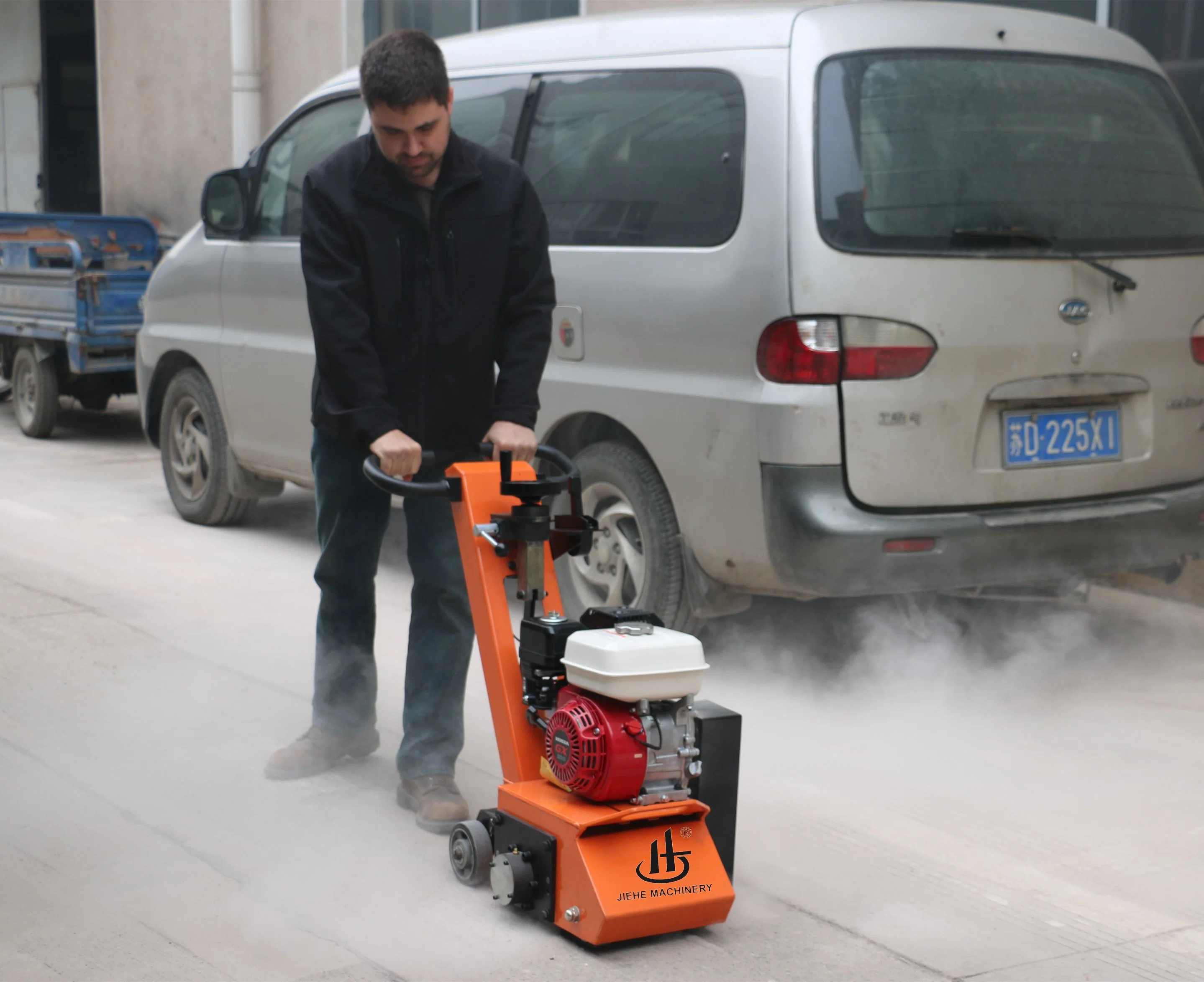 Máquina de remoción de piso Camine detrás de la escarificador de piso Asphalt fresadora