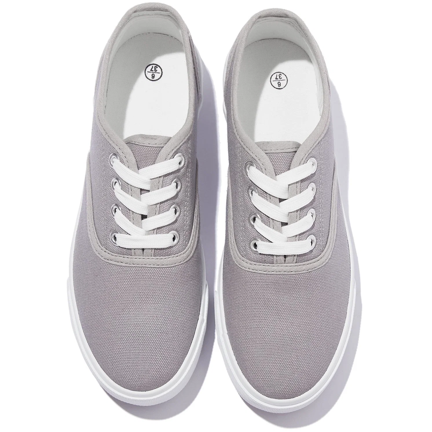 Grey Outdoor Walking Casual Shoes Casual Fashion Canvas Shoes