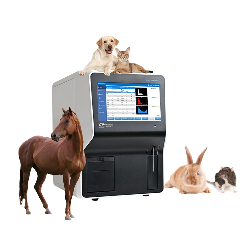 BHA-3000 Vet Getein 3 part Hematology Analyzer Equipment for Animal