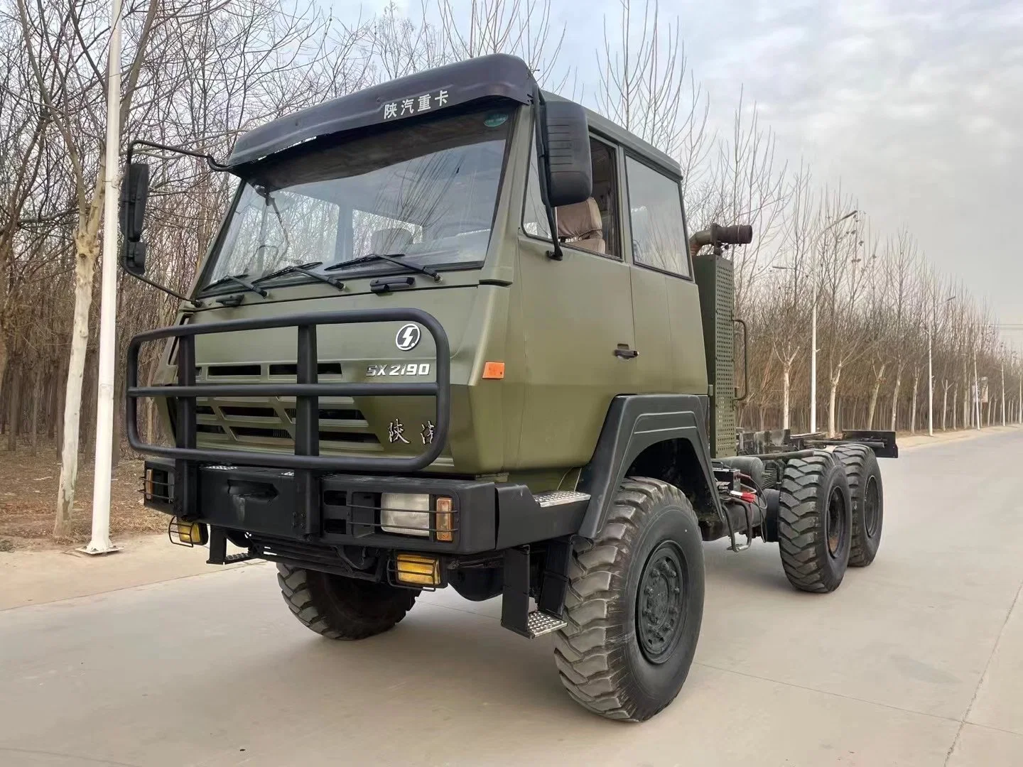 Shacman sx2150 шасси с удлиненной кабиной всех внедорожных грузовиков 6X6