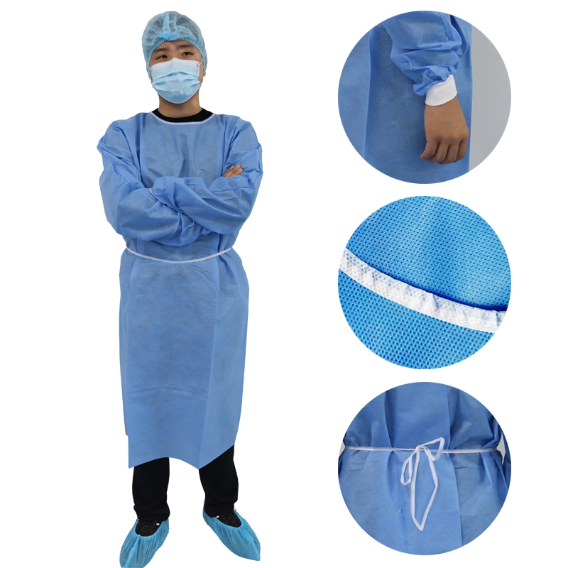 Wholesale Blouses Medical Disposable Steriled Surgeon Room Clothes Non-Woven Surgical Gown SMS