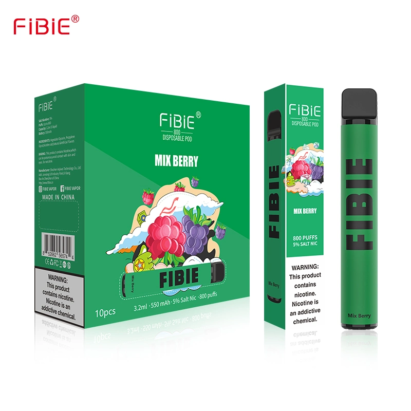 Pod 800 inhalaciones Vape 550mAh Kit de dispositivo de E-Cig vaporizador desechables Pen