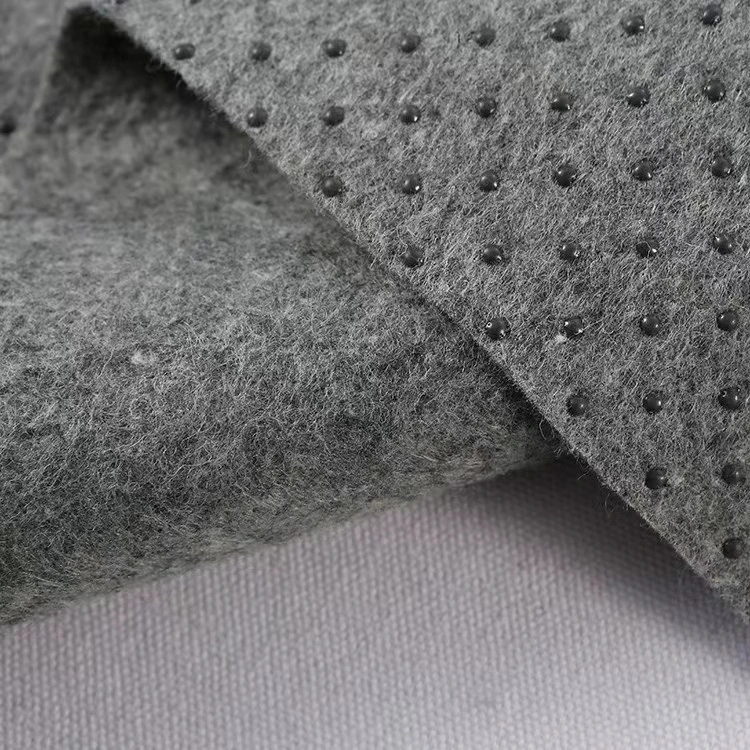 Non Woven Cloth Coated Dotted Dots Anti Slip Fabric for Carpet Backing Fabrics
