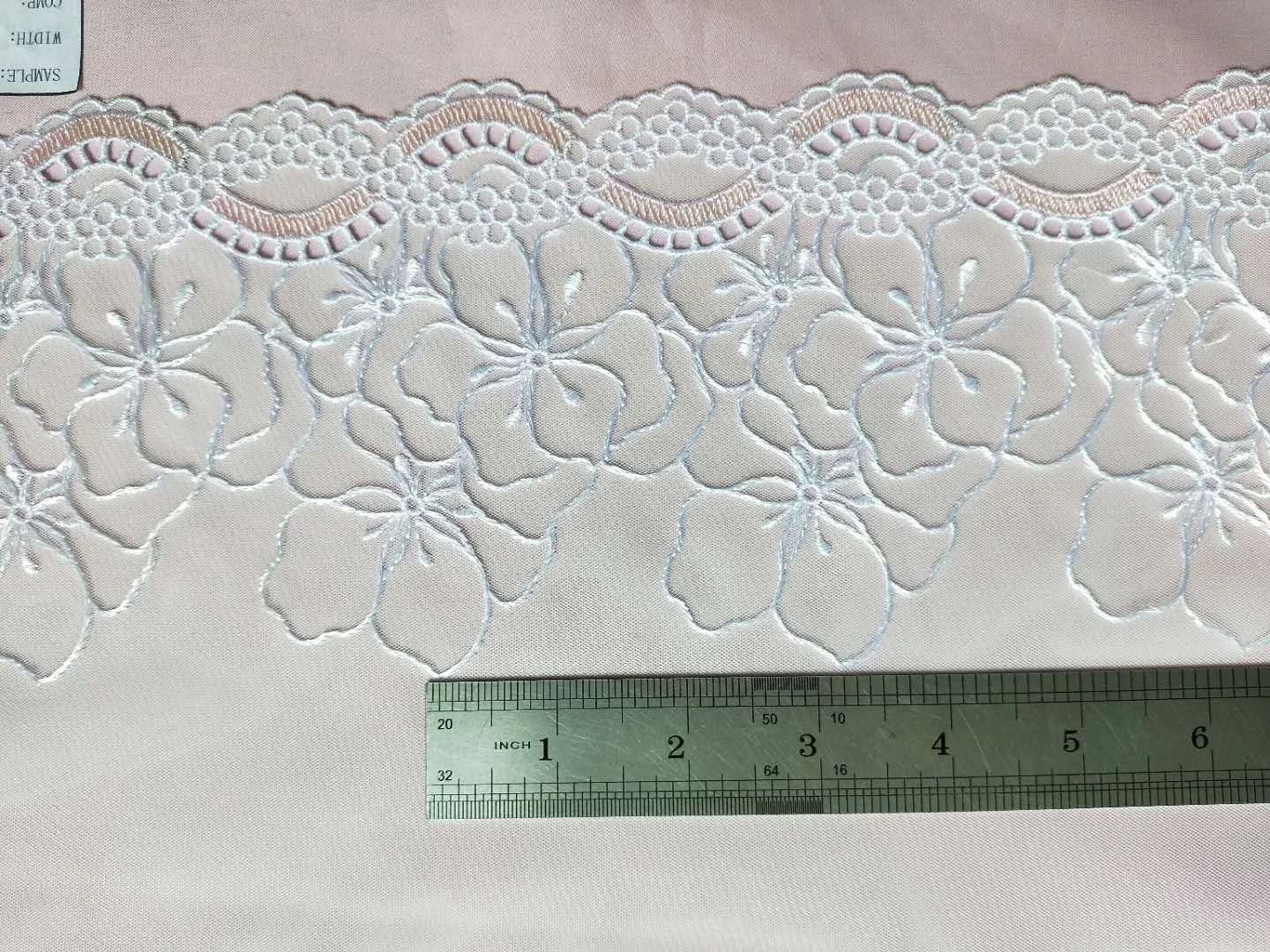 Embroidery Lace Fabric for Decoration Dress Lingerie or Bra for Ladies