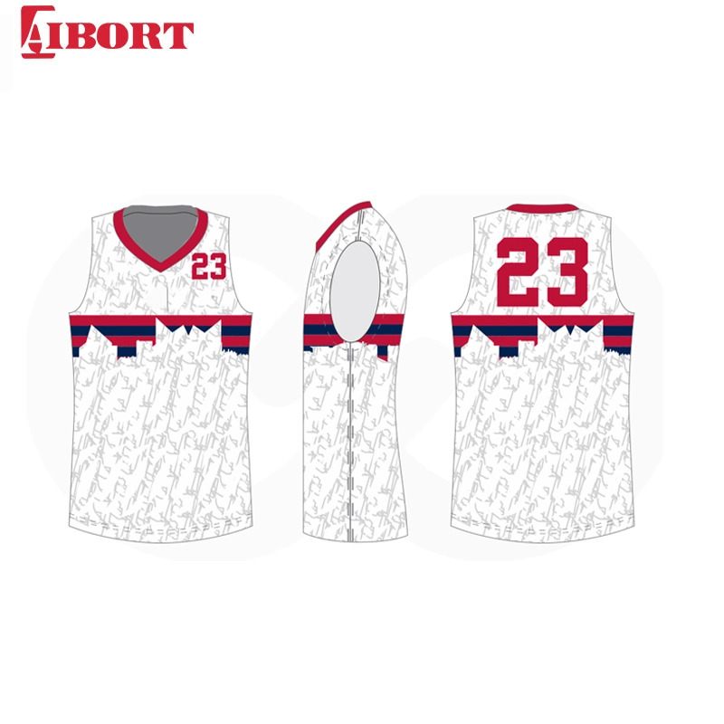 Aibort Create Team Warm up All Kid Basketball Jersey Set for Teenager (L-BK003)