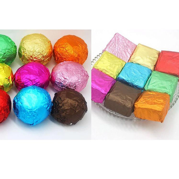 8011 Color Lacquer Coated Aluminum Foil Film for Candy Wrapping Package