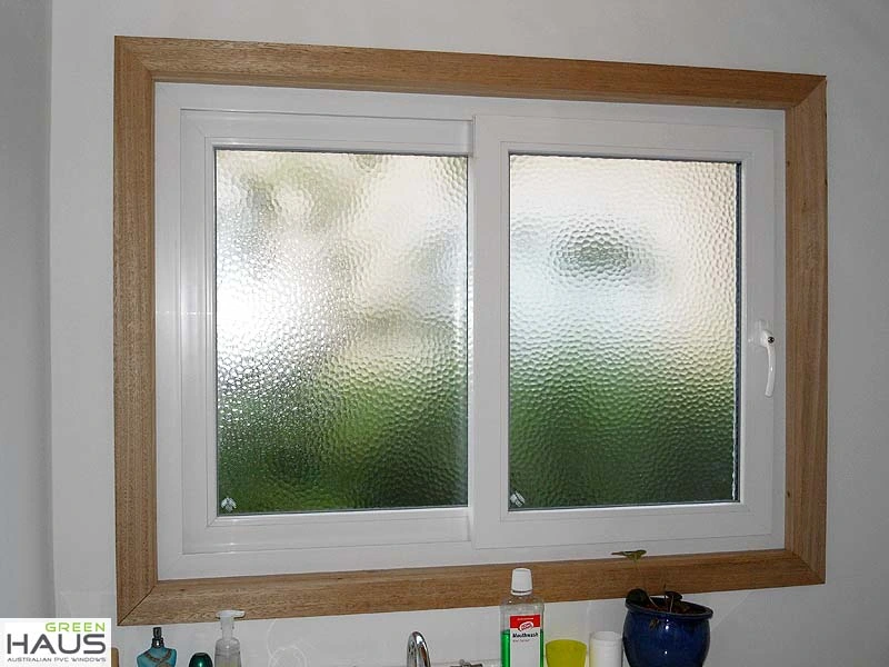 PVC/UPVC Hurricane Impact French Opening Window Factory Price Double Glazing Sliding/Casement Window