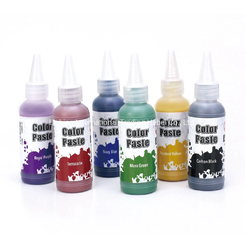 Liquid Water Based Resin Pigments Water Oil Color Paste for Silicone Rubber