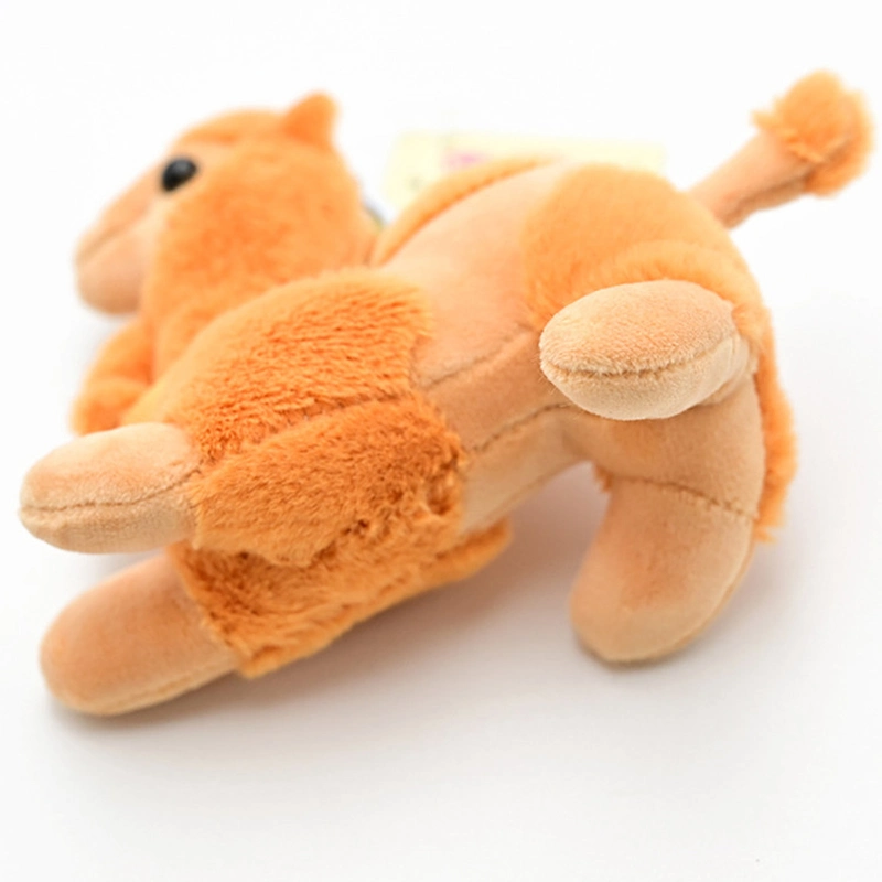 OEM ODM 12cm Soft Stuffed Camel Toy Cute Custom Animal Plush Keychains