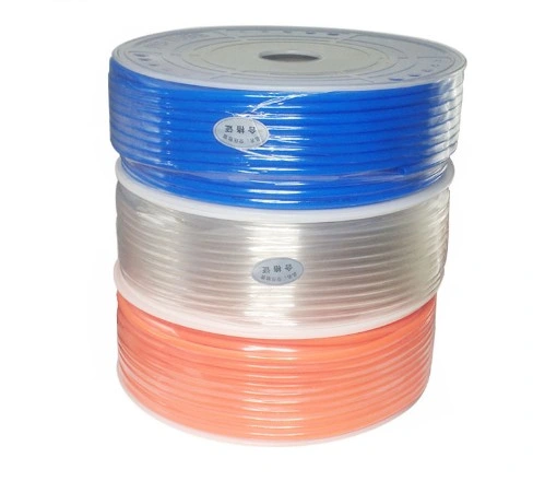 Flexible de polyuréthane PU Tube 3 4 6 8 10 12 14 16 mm bleu blanc noir rouge orange clair transparent PU flexible de 1/2 " Flexible pneumatique