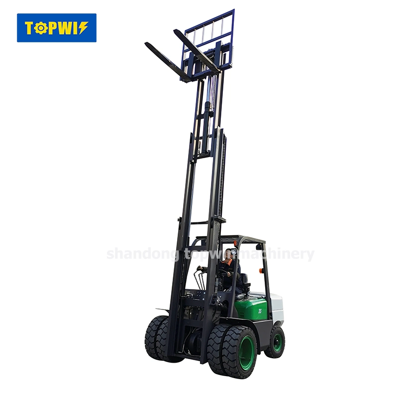 CE China 1.5/3/4/5/7ton 5m Mini Electric Diesel Gasoline LPG Rough Terrain Triple Mast Side Shift Japanese Engine Forklift with Manufacturer Cheap Price