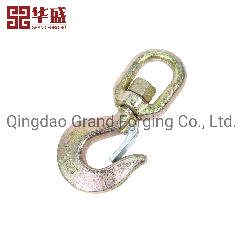 Eye Hook Steel Forged S322 Heavy Lifting Swivel Hook Chain Accessories