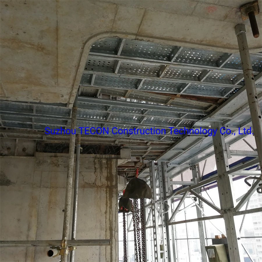 Tecon Self Climbing Scaffolding with Multiple Working Decks and Safety Access