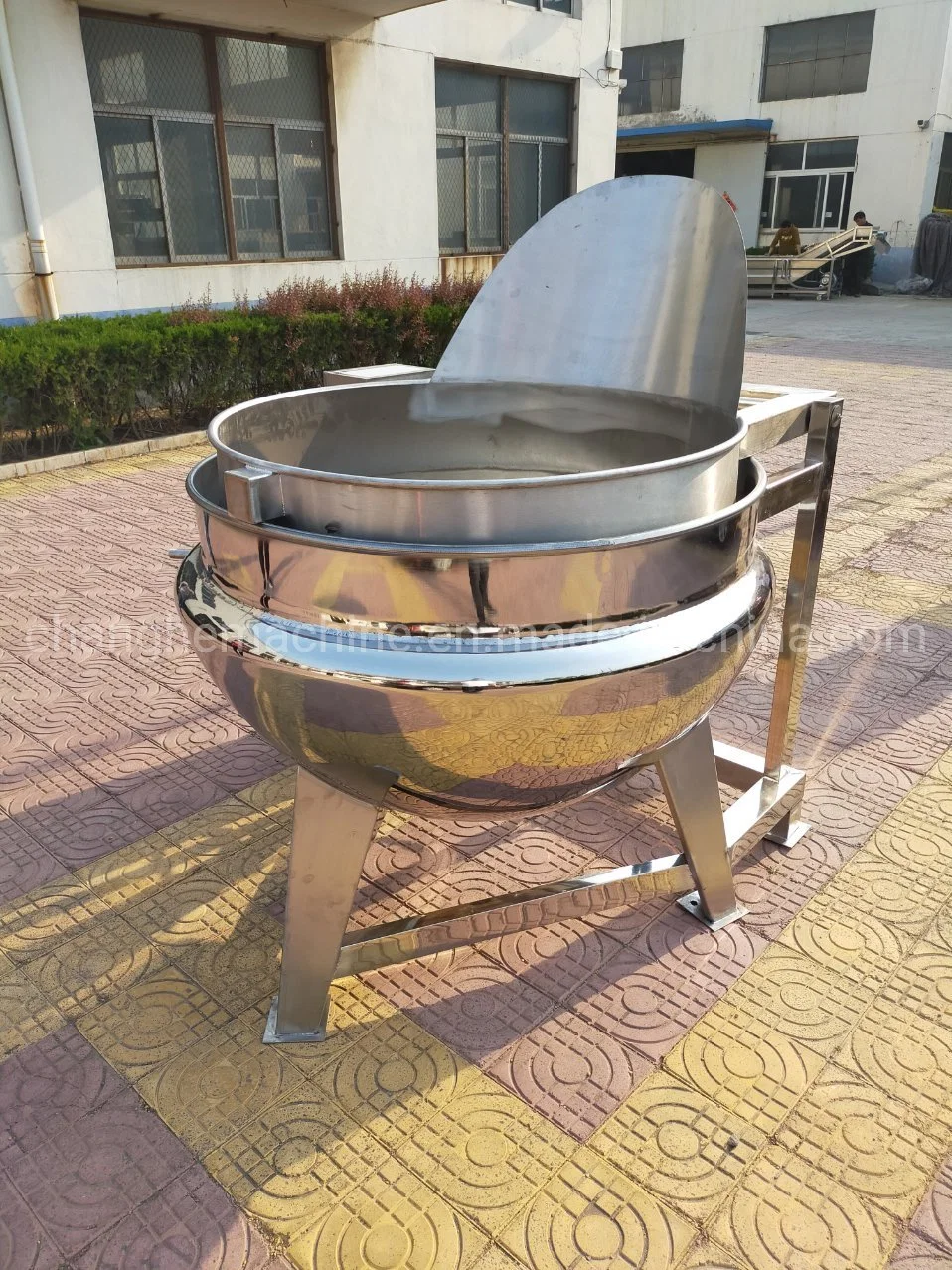 Electric Braising Equipment: Pork Head, Meat, Beef Steaming and Boiling Sandwich Pot