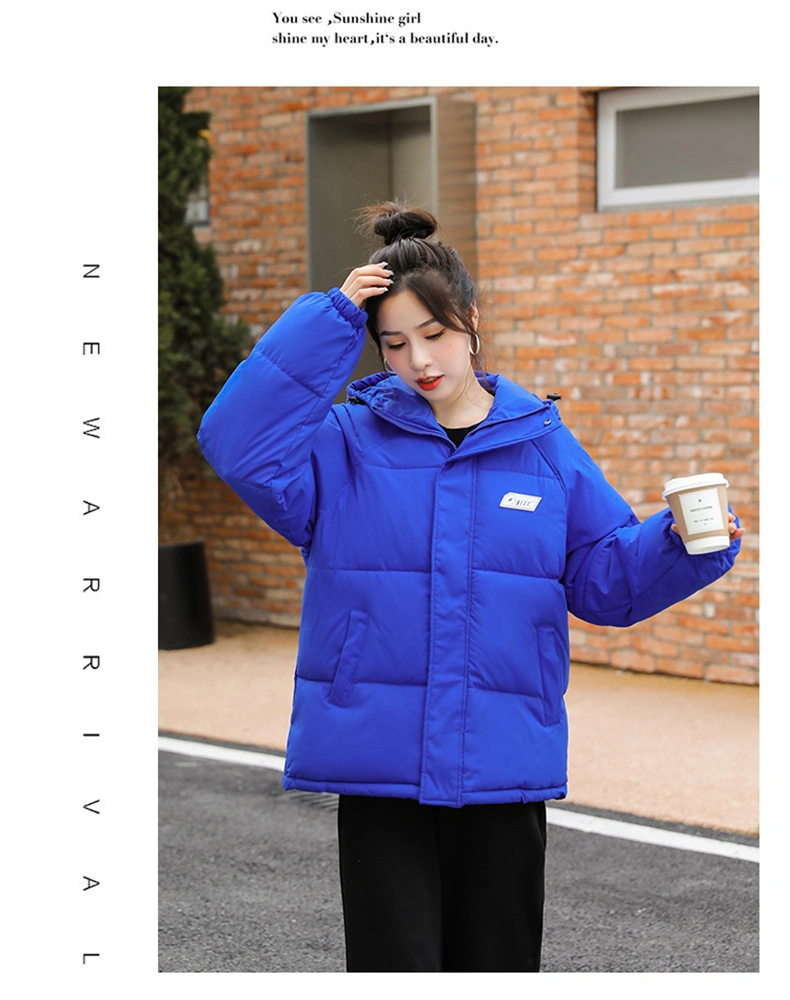 Down Cotton Jacket Women&prime; S Korean Version Loose Thick Cotton Clothing Winter Short