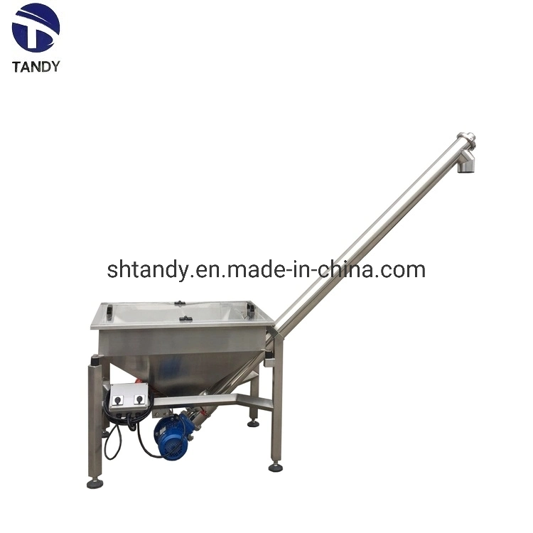 Salt Powder Auger Conveyor Machine with Hopper