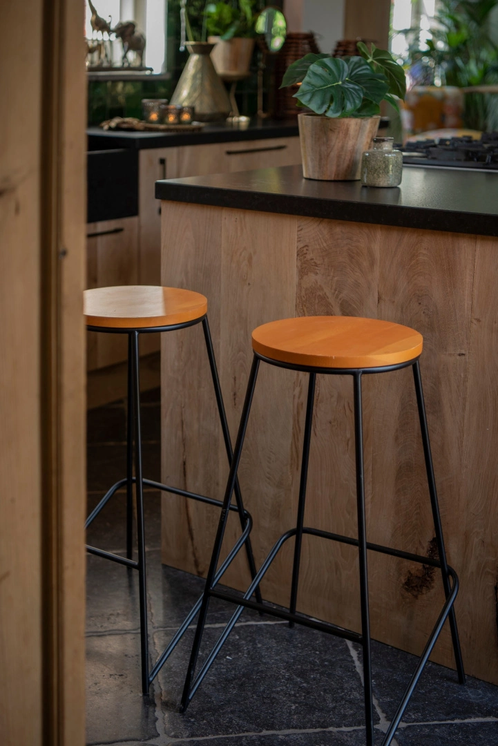 Metal Barstool for Living Room and Pub