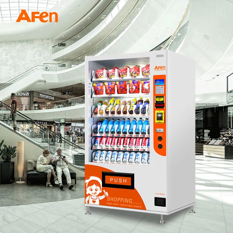 Afen 24 Hours Service Convenient Cell Cabinet Vending Machine with Refrigeration System