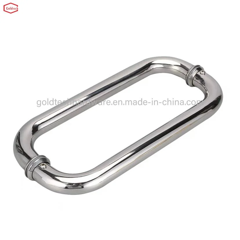 D Shape Round Tubular Back-to-Back Pull Handle