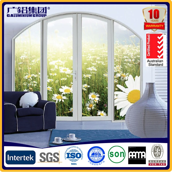 Aluminium Curved Arc Shaped Window