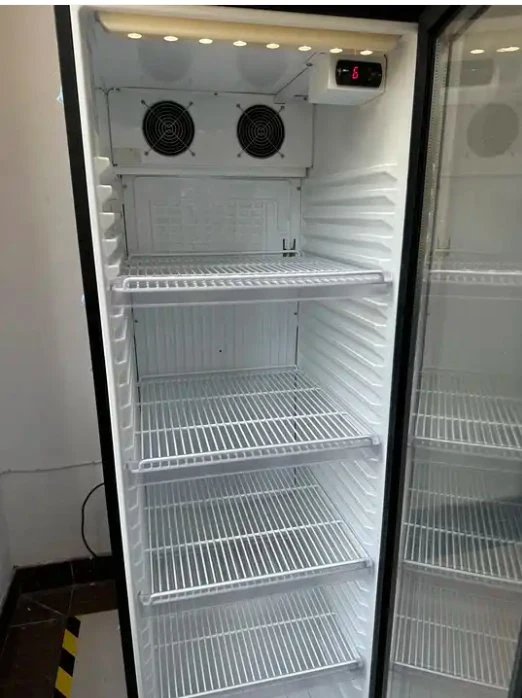 300L Slim solo cristal de la puerta del refrigerador de supermercado comercial NEVERA REFRIGERADOR