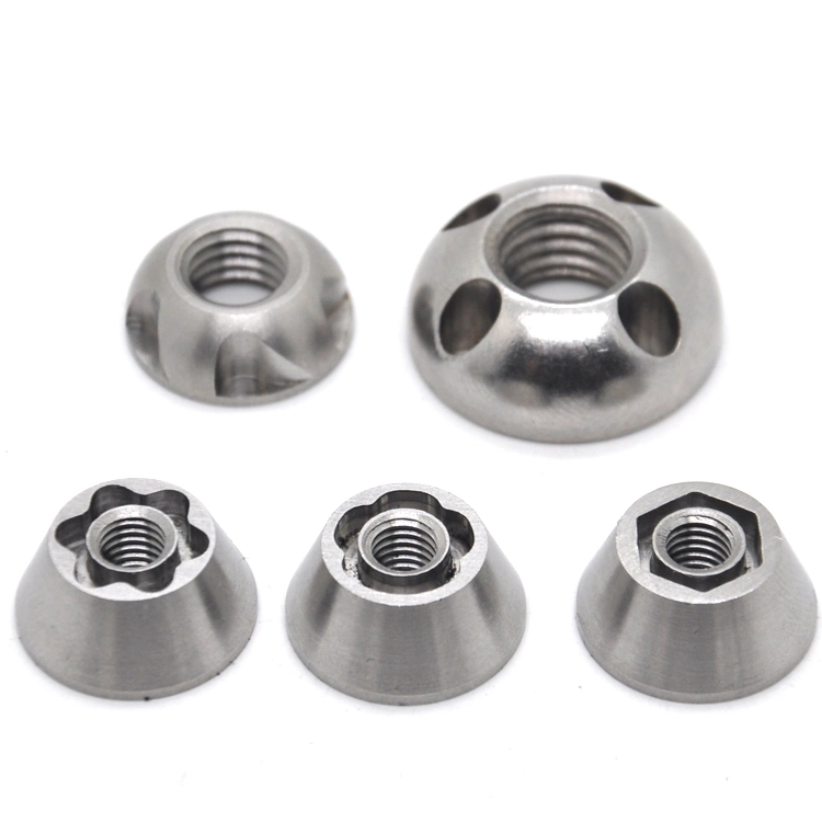 CNC Machining Carbon Stainless Steel Outdoor Anti-Theft Security Safety Nut