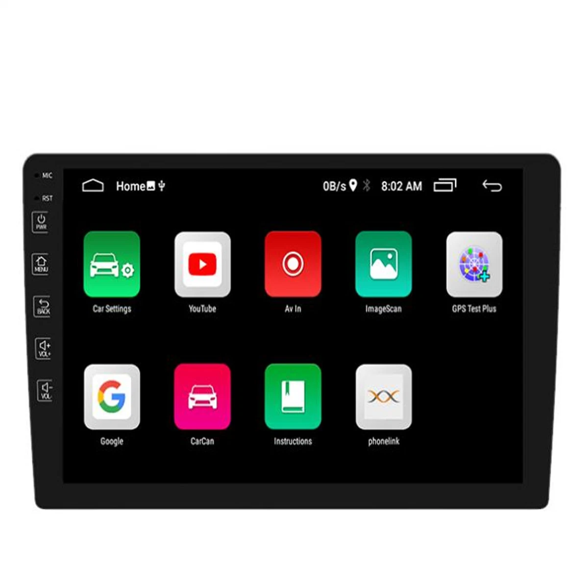 Reproductor de DVD de coche con radio automática Android con soporte para GPS WiFi Marco